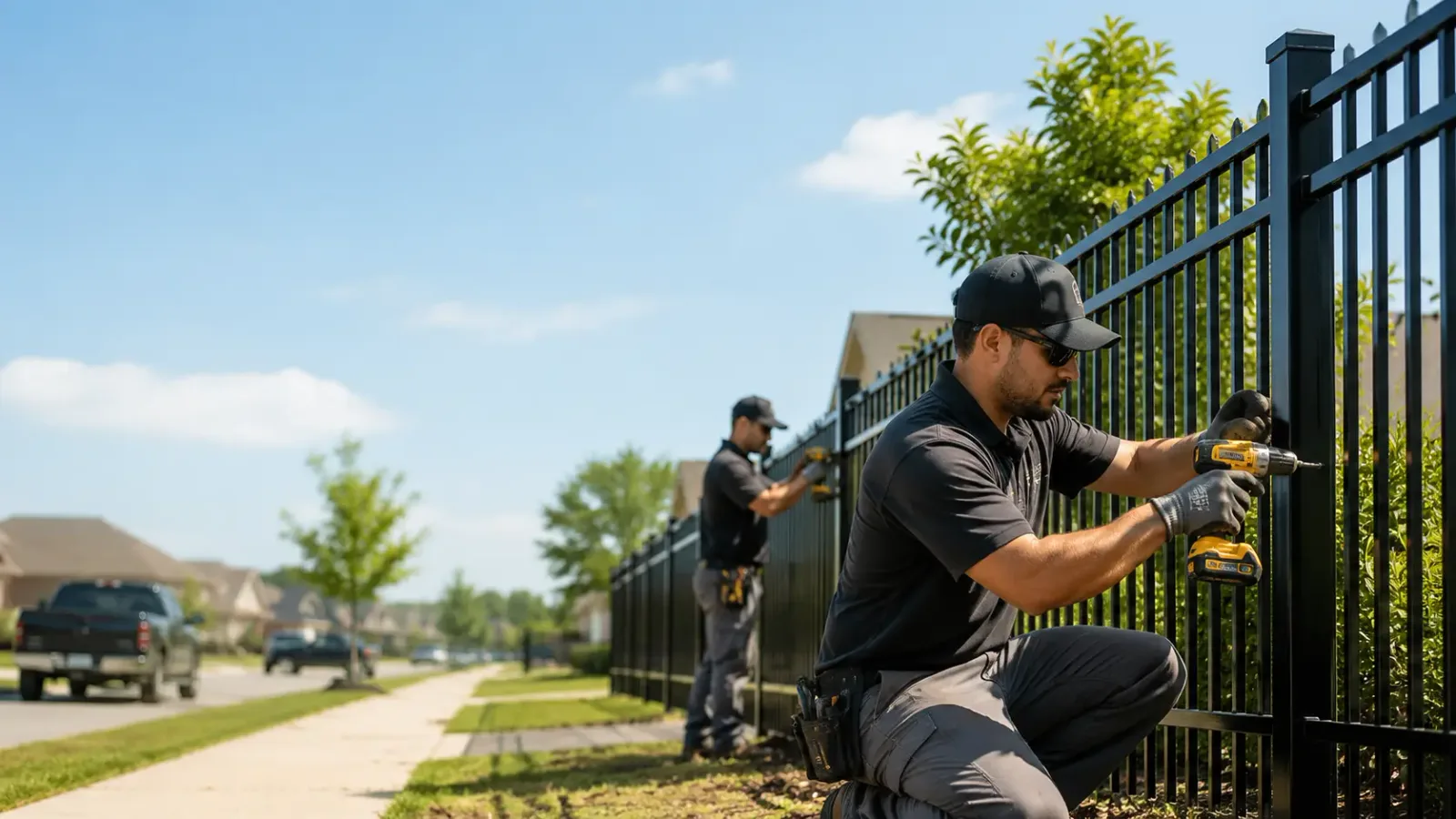 Metal Fence Installation in Wells, ME